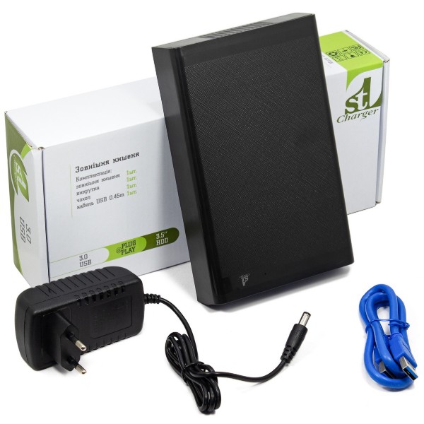 Фото - Внешний карман 1stCharger для 3.5" HDD/SSD USB 3.0 Black (HDE1STU3530B)